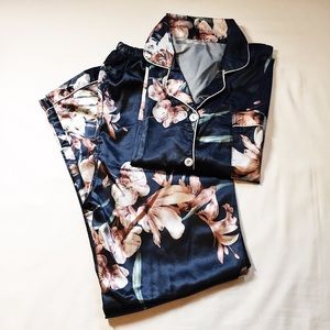 Satin Floral Print PJ’s
